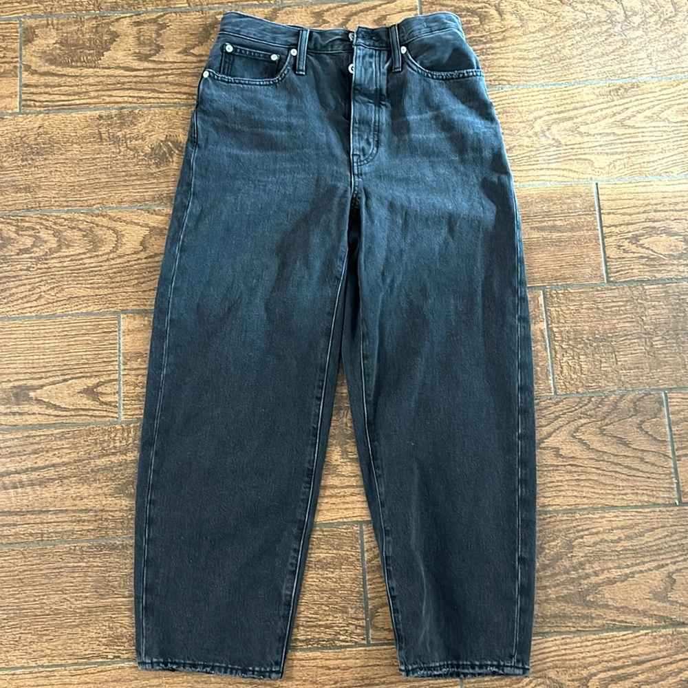 Madewell Balloon Black Jeans